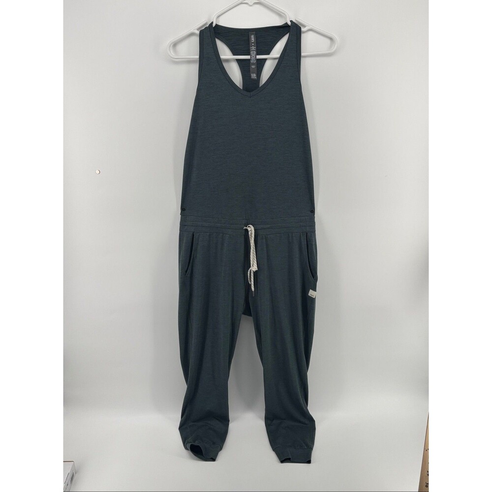 Vuori Women's XS Racerback Jogger Jumpsuit Dark Teal Athletic One Piece